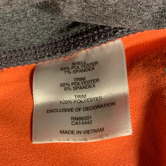 Green and Gray Athletic Shorts - Picture 4 of 7